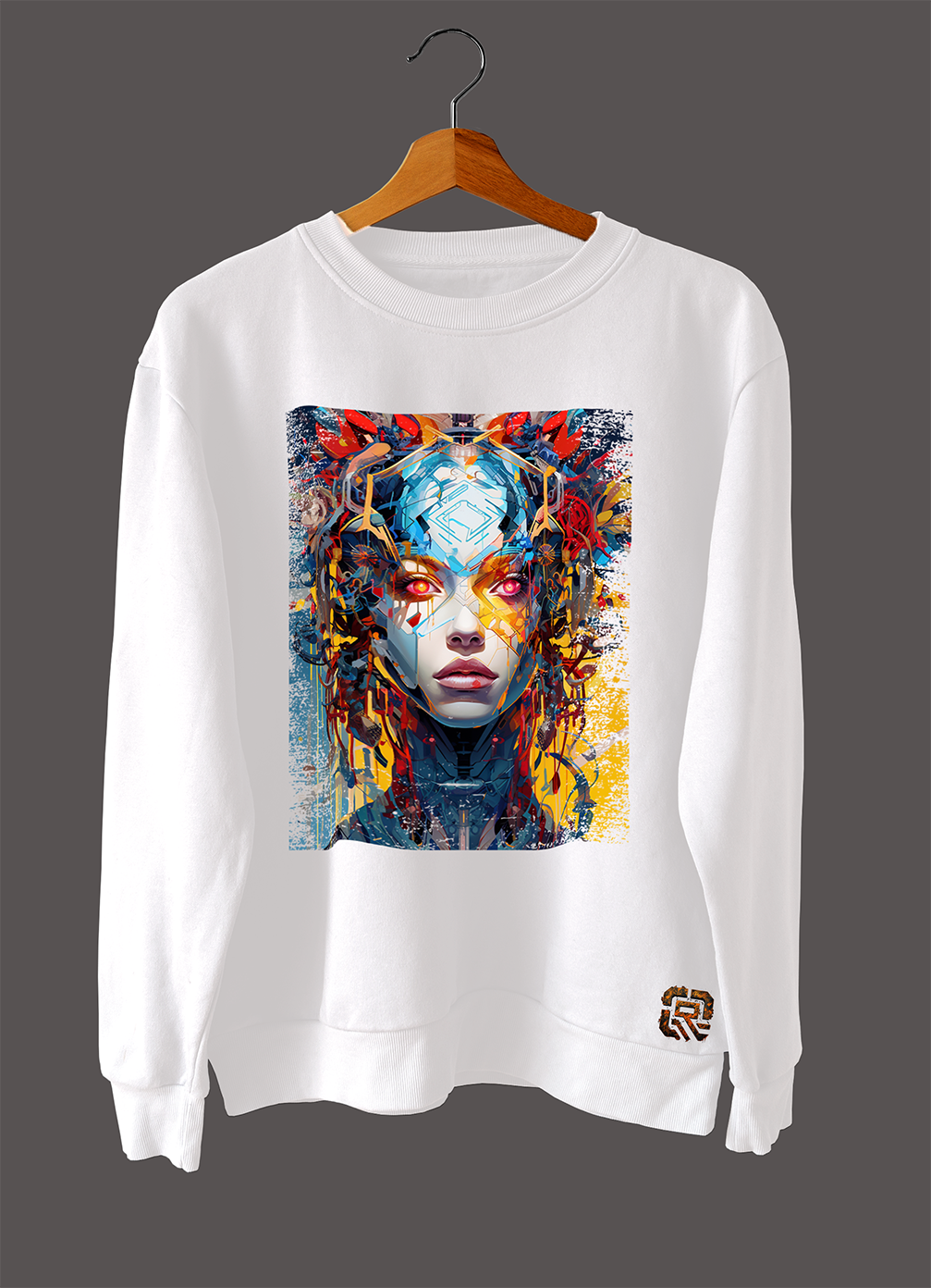 The Abstract Collection Short/Long Sleeve T-Shirt - Neon Enigma