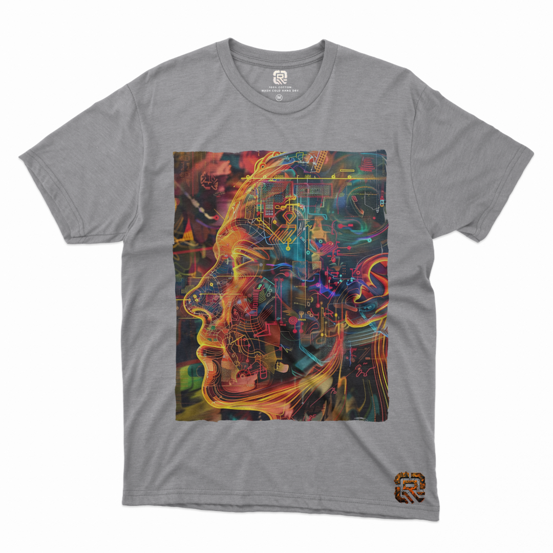 The Abstract Collection Short/Long Sleeve T-Shirt - Digital Dreamscape