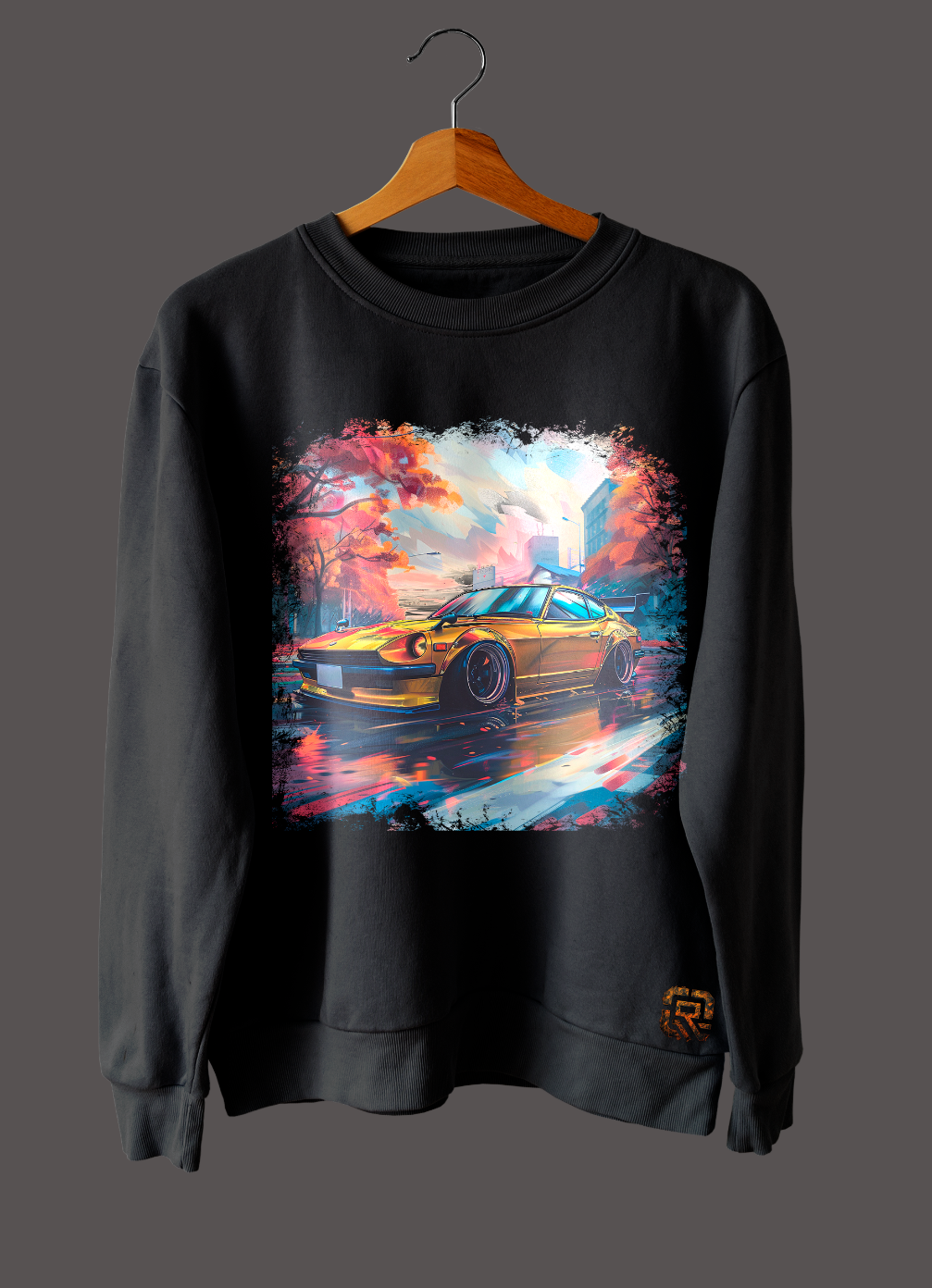 The Automotive Collection Short/Long Sleeve T-Shirt - Golden Drift