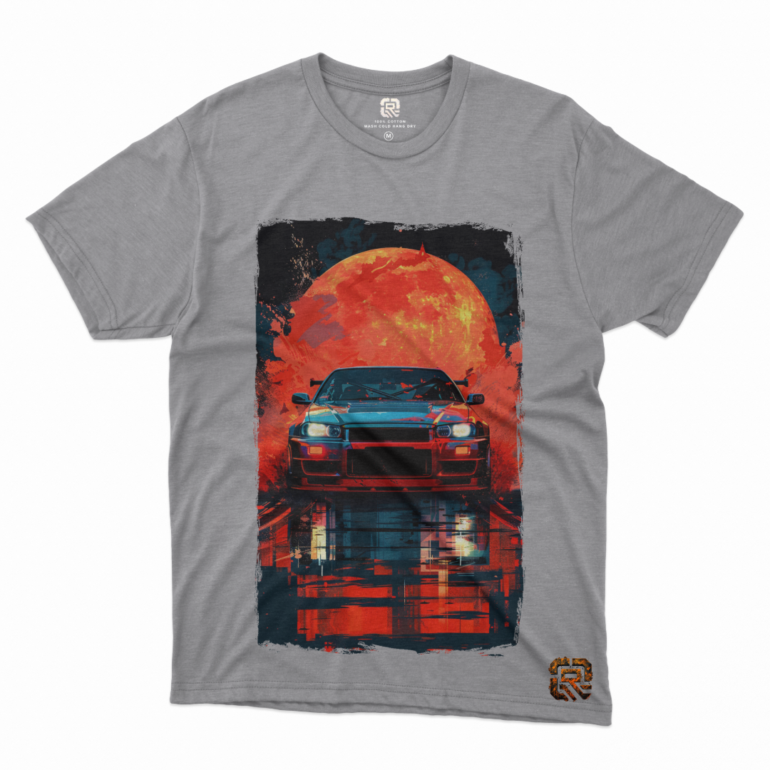 The Automotive Collection Short/Long Sleeve T-Shirt - Lunar Drive