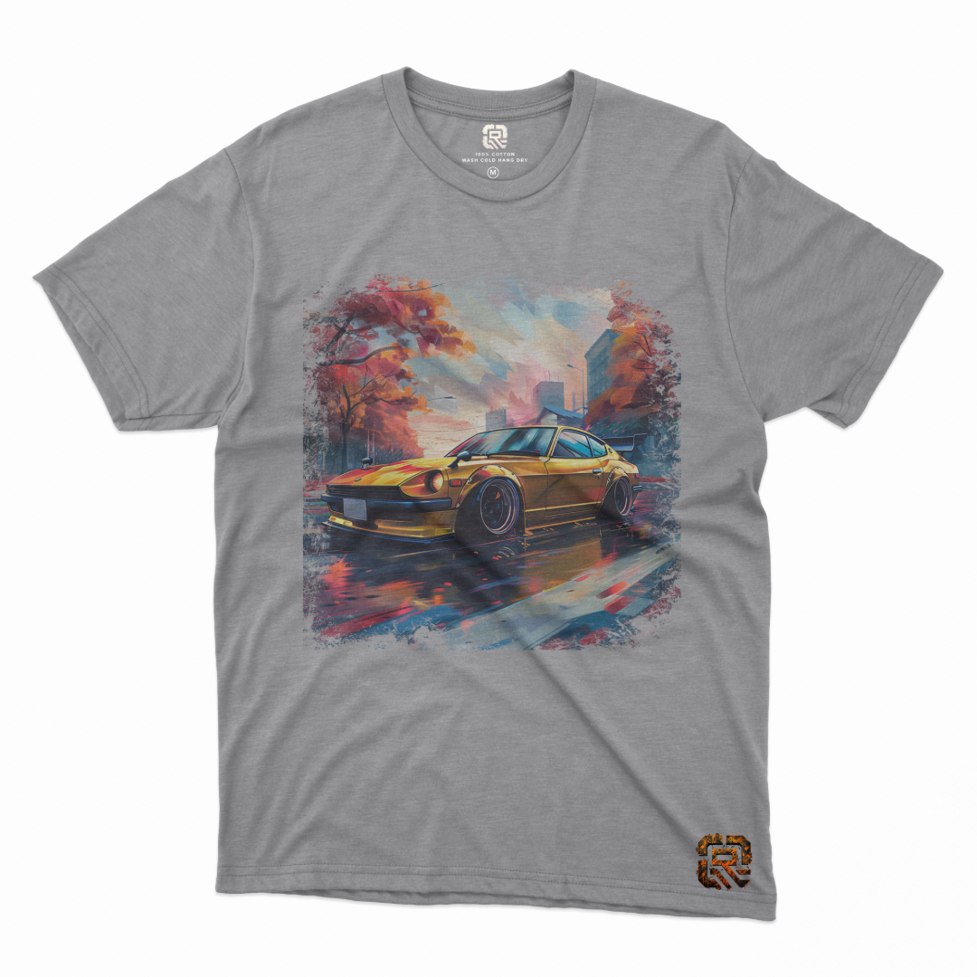 The Automotive Collection Short/Long Sleeve T-Shirt - Golden Drift