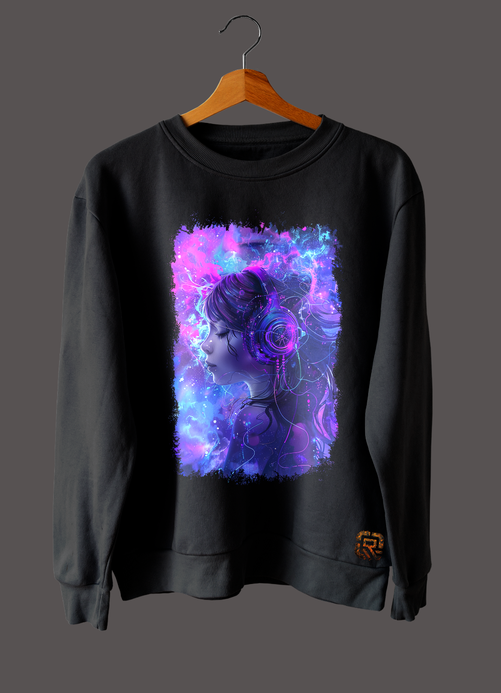 The Cosmic Beats Collection Short/Long Sleeve T-Shirt - Stellar Symphony