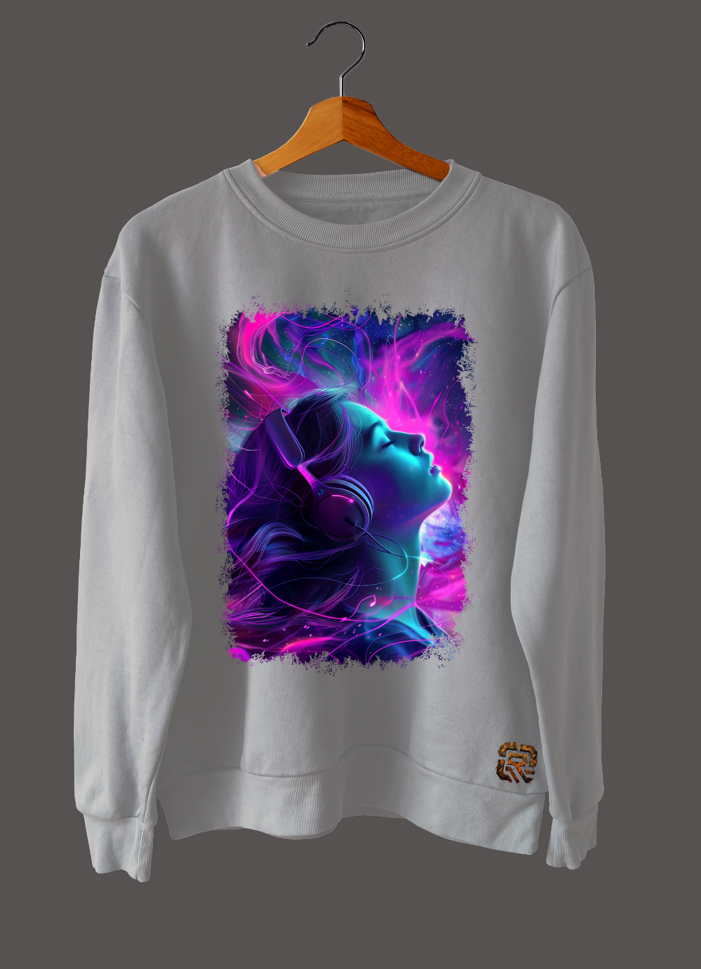 The Cosmic Beats Collection Short/Long Sleeve T-Shirt - Nebula Harmony