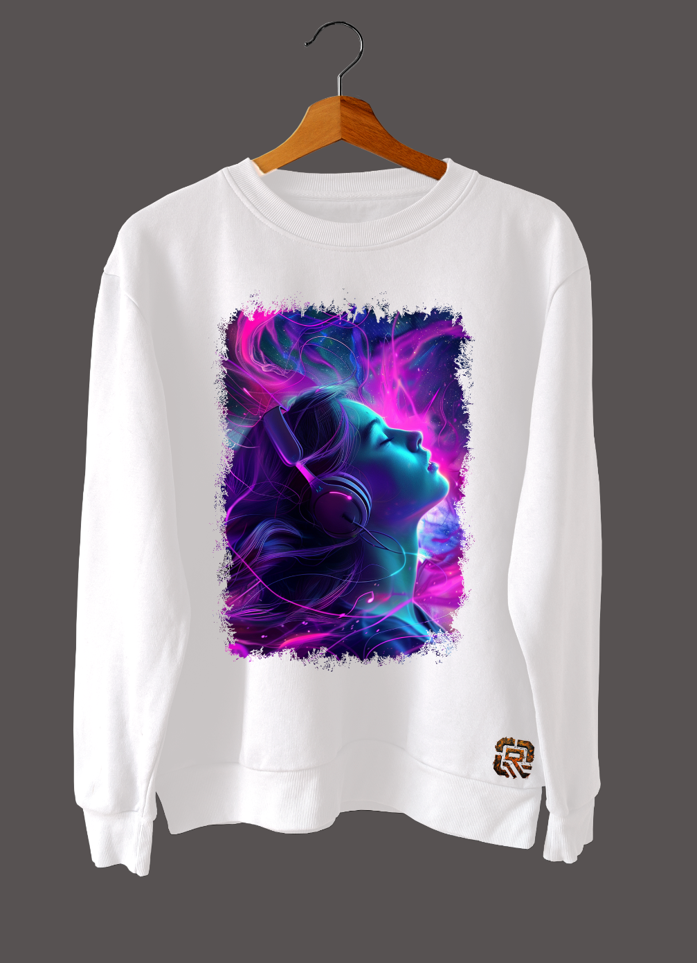 The Cosmic Beats Collection Short/Long Sleeve T-Shirt - Nebula Harmony