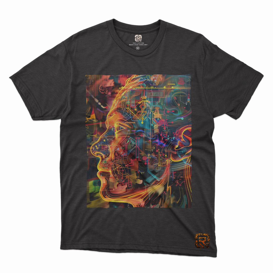 The Abstract Collection Short/Long Sleeve T-Shirt - Digital Dreamscape