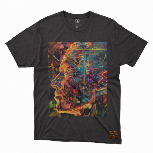 The Abstract Collection Short/Long Sleeve T-Shirt - Digital Dreamscape